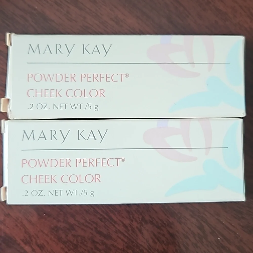 2 Mary Kay Retired Honey Wheat 2248 Powder Perfect Cheek Color Blush Oval NIB